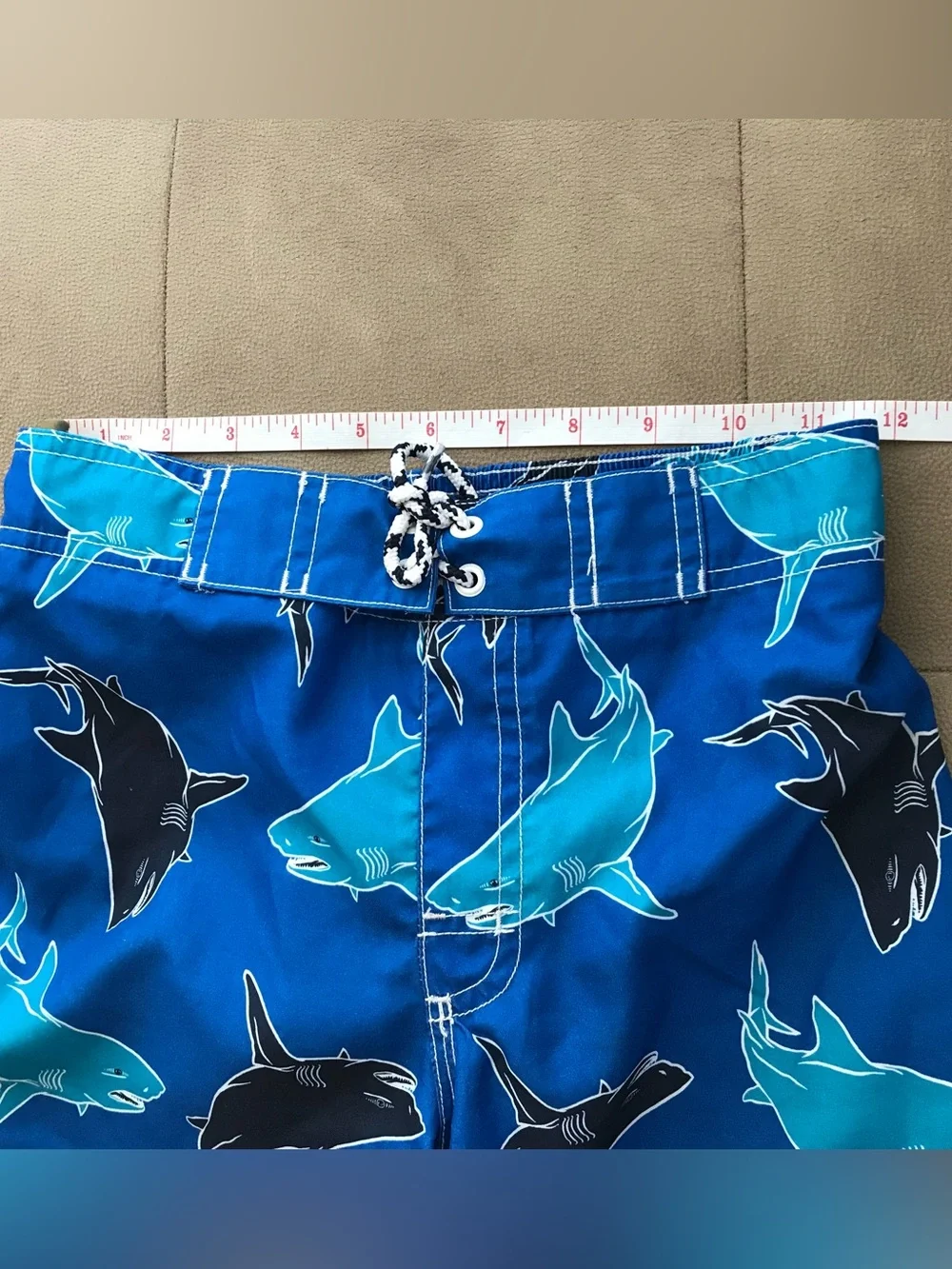 Gymboree sharks Rashguard swimsuit set for boys size L